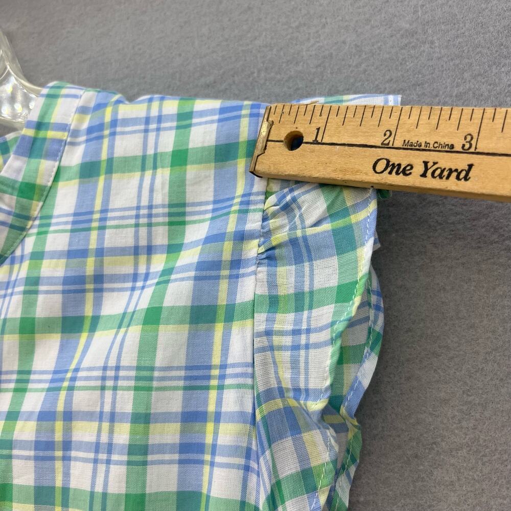 Draper James Women's RSVP Dress Size Medium Plaid Preppy Cottagecore Summer - Picture 5 of 10